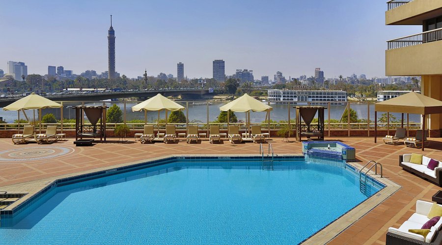 Outdoor Pool Overlooking the Nile