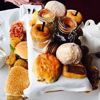Filling afternoon tea