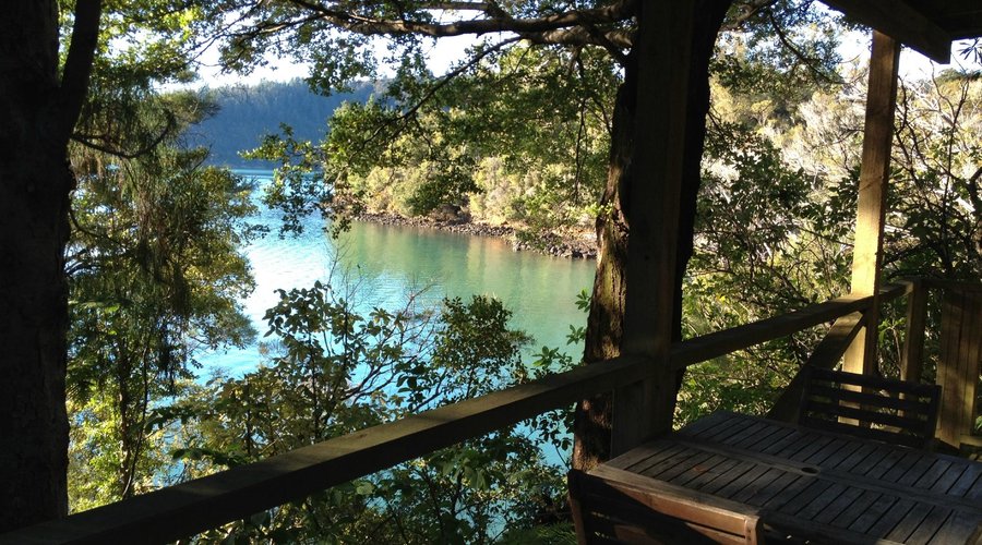View from the balcony of a room.