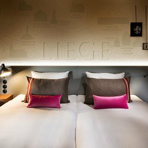 Pentahotel Liege in Liege, image may contain: Hotel, Lighting, City, Urban