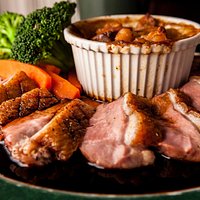 Duck Breast with Duck Cassoulet