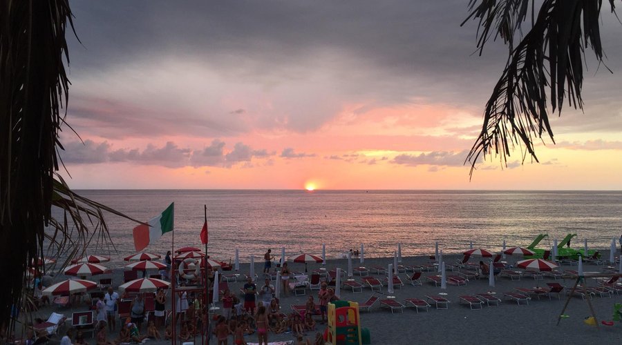 Tramonto.... Lido serenella