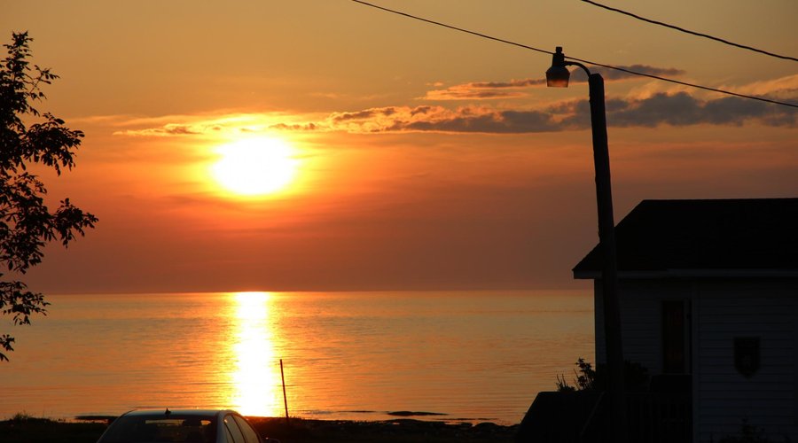 Belle vue sur les couchers de soleil!