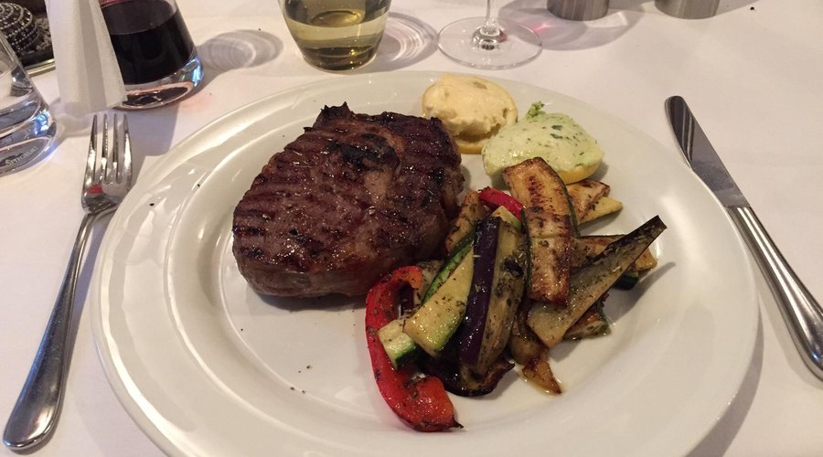 Ribeye Steak und Nachtischvariation