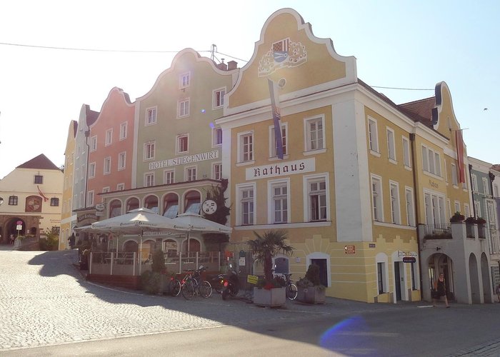 Häuserzeile in Schärding