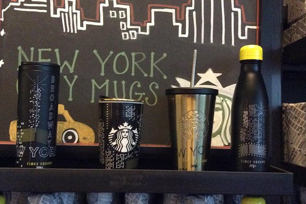 Starbucks City Mug New York Times Square Thermos from New York
