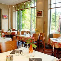 L'orangerie ouverte sur les terrasses