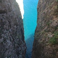 View from the top of Grotta Del Turco