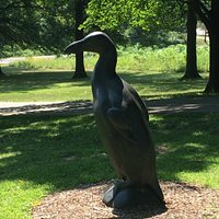 One of the 5 Extinct Bird Statues
