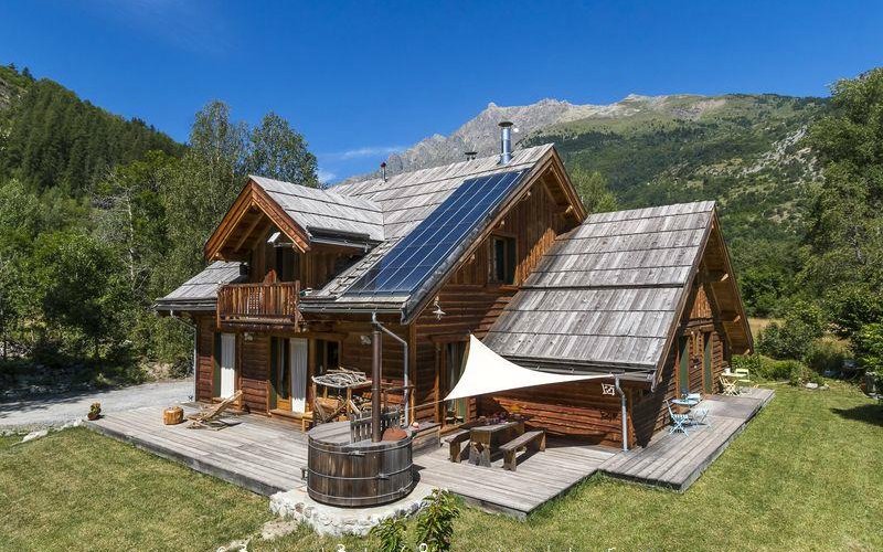 Vue aérienne extérieur côté terrasse