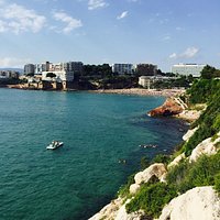 Eine schöne kleine bucht nahe Salou.