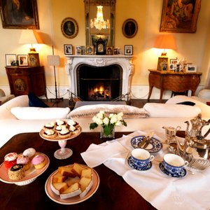 Afternoon tea served in the Drawing Room