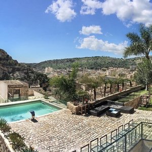 Garden and pool