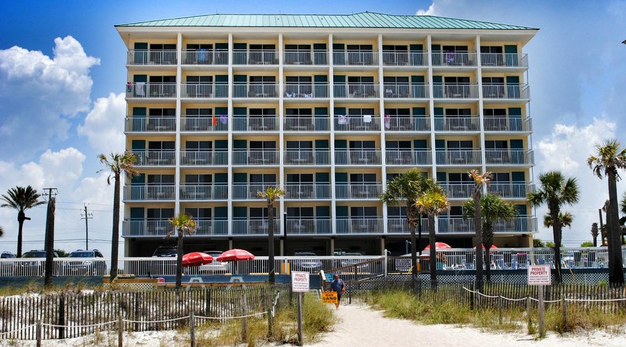 Beach side view