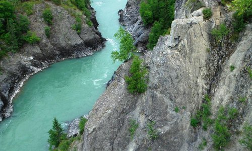 View upstream from bridge
