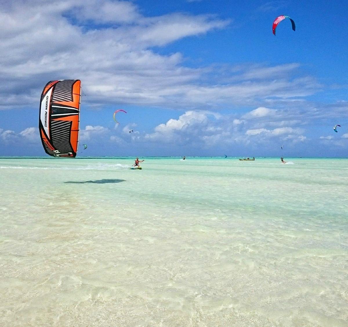 Kitesurfing Занзибар