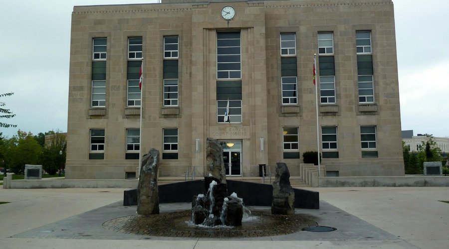 Huron County Courthouse from the front