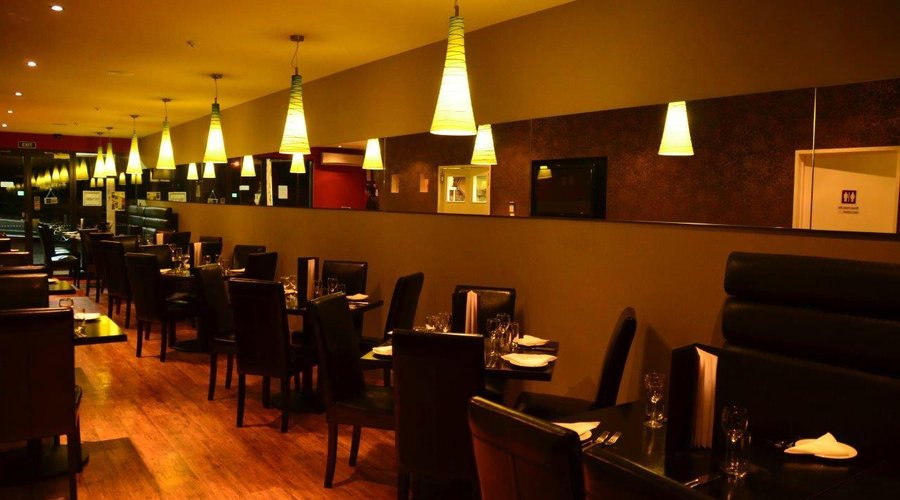 Intimate tables are perfect for your relaxing weekend away together