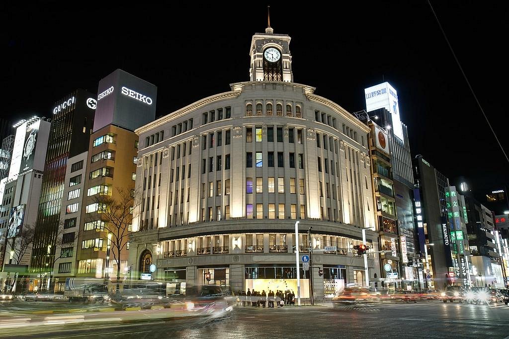 Ginza district Tokyo, social hub of Japan, Time square of Japan, tourist  point