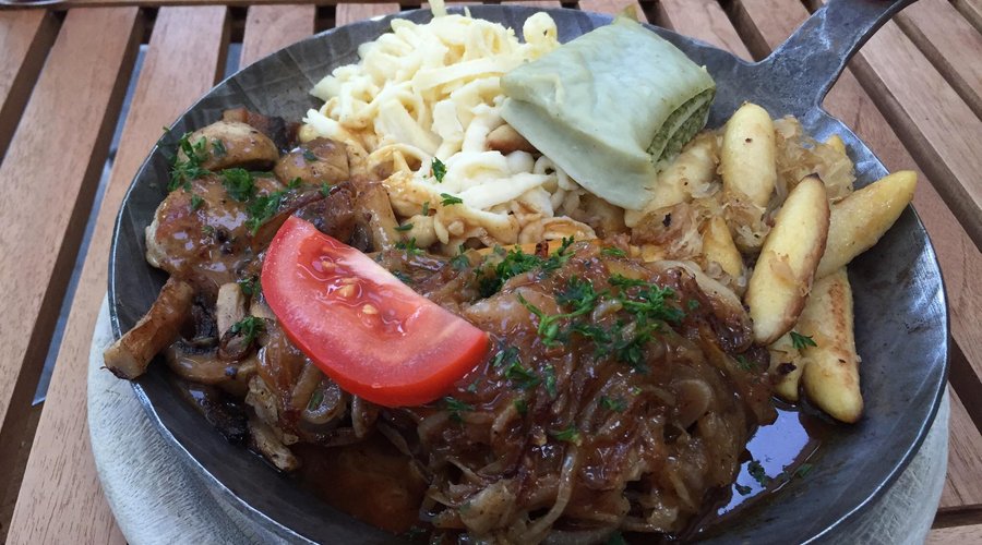 Schnitzel en Schwabenteller