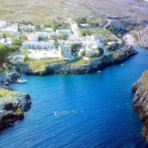 Baia di Porto Badisco - vista aerea