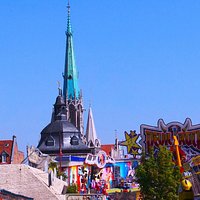 Marienkirche und Stadtkirmes