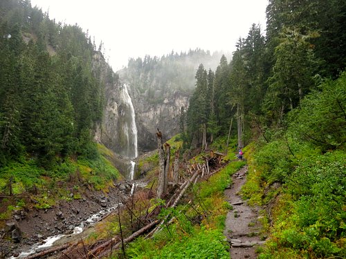 Waterfalls at Mt. Rainier National Park