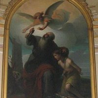 Chiesa Nostra Donna di Loreto - Pittatore sacrificio di Isacco