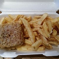 Cheese savoury and chips