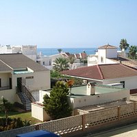 Vistas de Roquetas desde el apartamento de la Minería