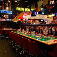 Our Stadium table-great for big gatherings!