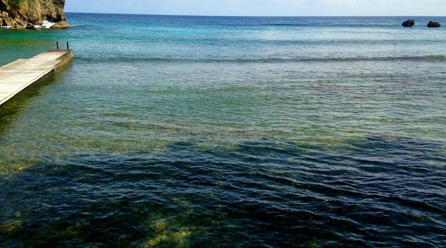 the serene water