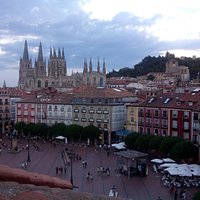 vista la plaza de de arriba