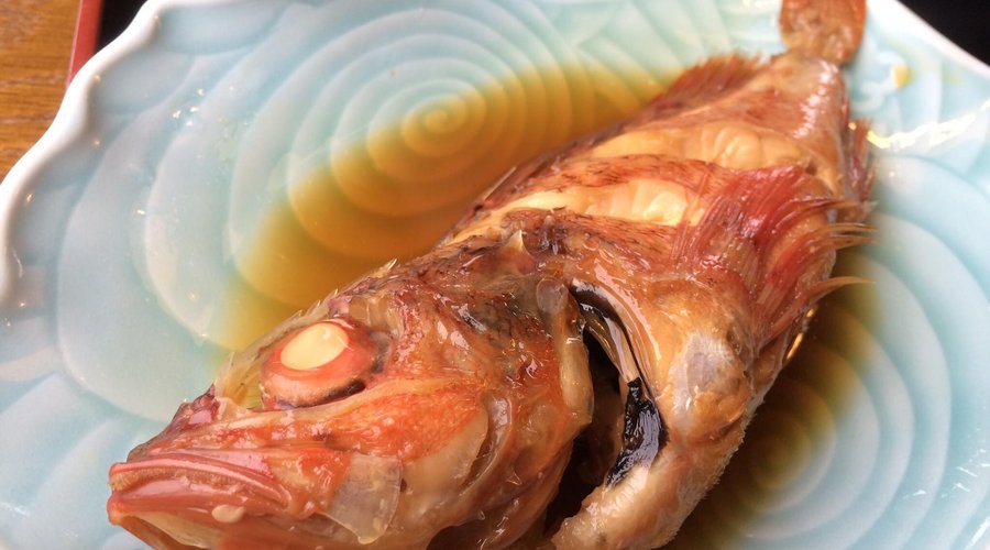 舟屋定食の煮魚