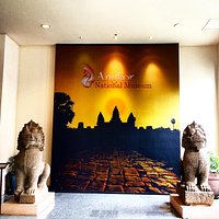 Inside the Angkor National Museum
