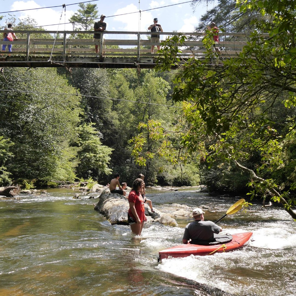 Toccoa River Swinging Bridge (Blue Ridge) - 2021 All You Need to Know ...