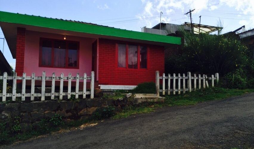 Good cottage with best pleasant view of mountains around average rates and good service .......