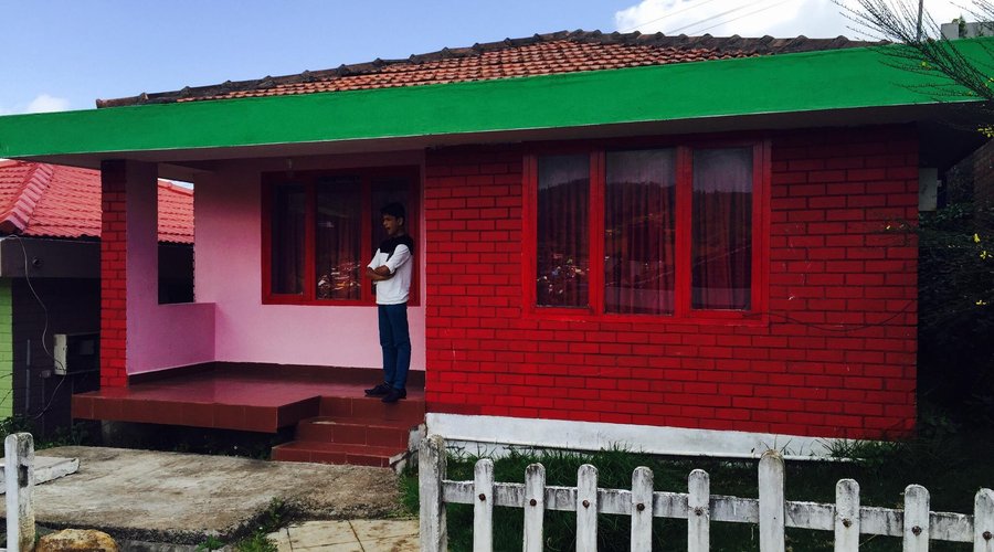 Good cottage with best pleasant view of mountains around average rates and good service .......