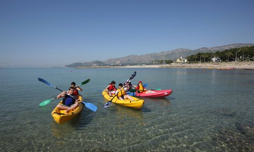 Lots of sports are waiting you on the beach