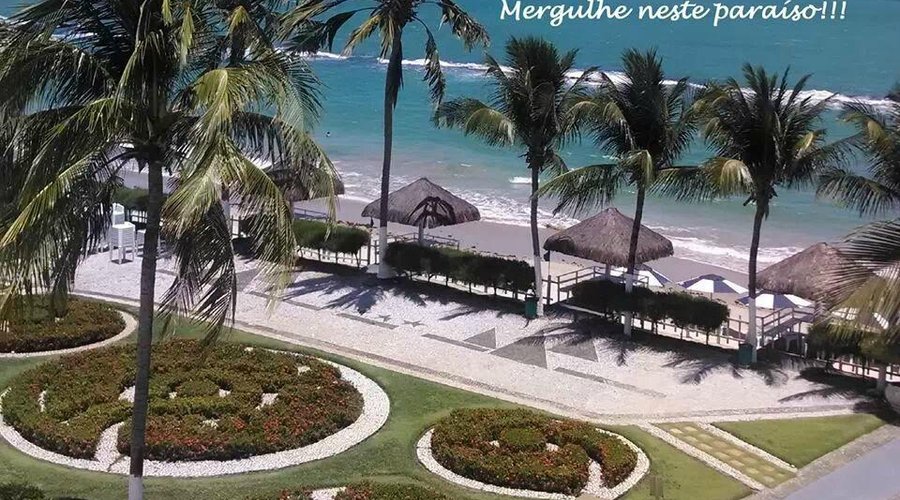 Vista da Frente mar do nosso paraíso na Praia dos Carneiros
