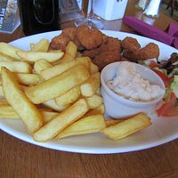 Scampi & chips