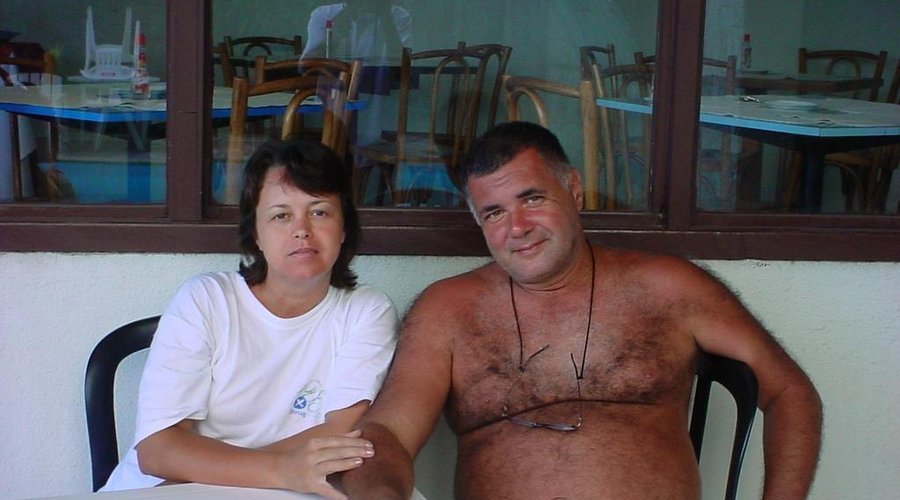 Emanuel e Valéria no Hotel Camburi
