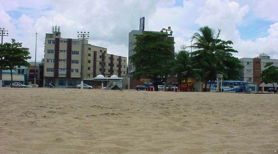Prédio do Hotel fotografado da Praia