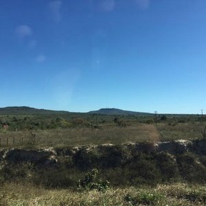 Vista da estrada chegando na Pousada JR
