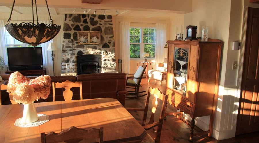 Interior dining/living area