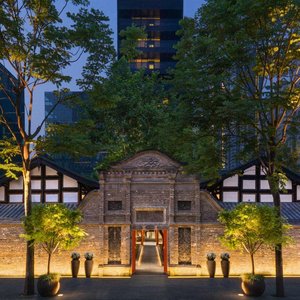 Bitieshi, The Temple House Facade: Gallery, Library, Lobby, and Event Space.博舍 笔帖式：画廊、图书馆、大堂、笔贴阁