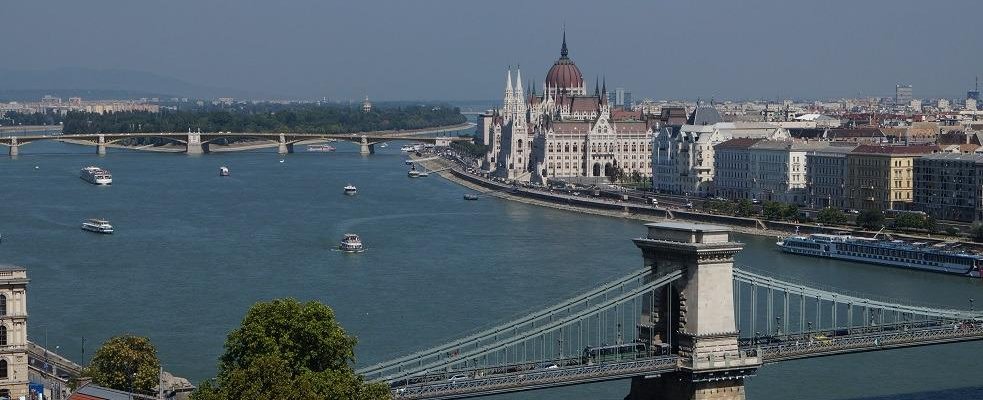 Blick von der Burg in Budapest