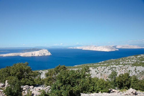 Goli otok karta