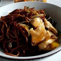 Poulets, Nouilles