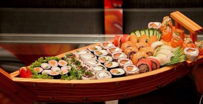 Sushi feito todos os dias na frente do cliente adorei !!!